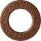 Ekena Millwork Blackthorn Ceiling Medallion (Canopies up to 7 1/2"), 13 3/8"OD x 7 1/2"ID x 3/4"P, Polished Copper CM13BLPOS - alternate 1